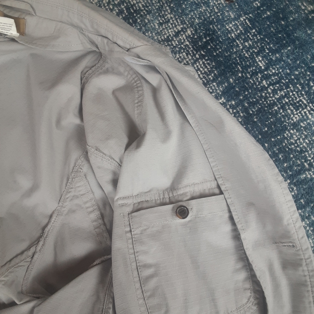 Vintage Y2K Travel Jacket By Haband, "Ripstop" Poplin, EIGHT Pockets, LIKE NEW! - Picture 14 of 16